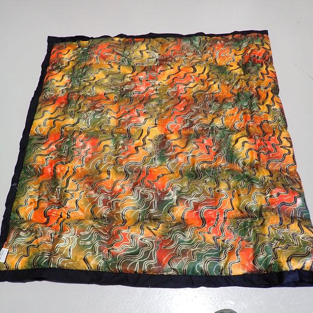 Pre-Made Single Blankets - Black and Gold zig zag - Nana's Weighted Blankets