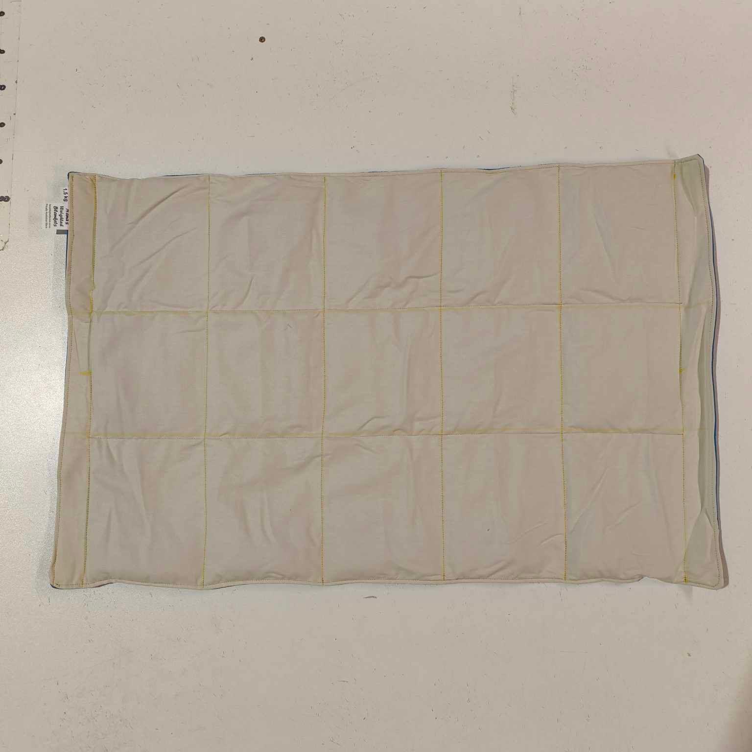 Medium Lap - Cream on Bright Blue (Pre-Made & Ready to Ship!)