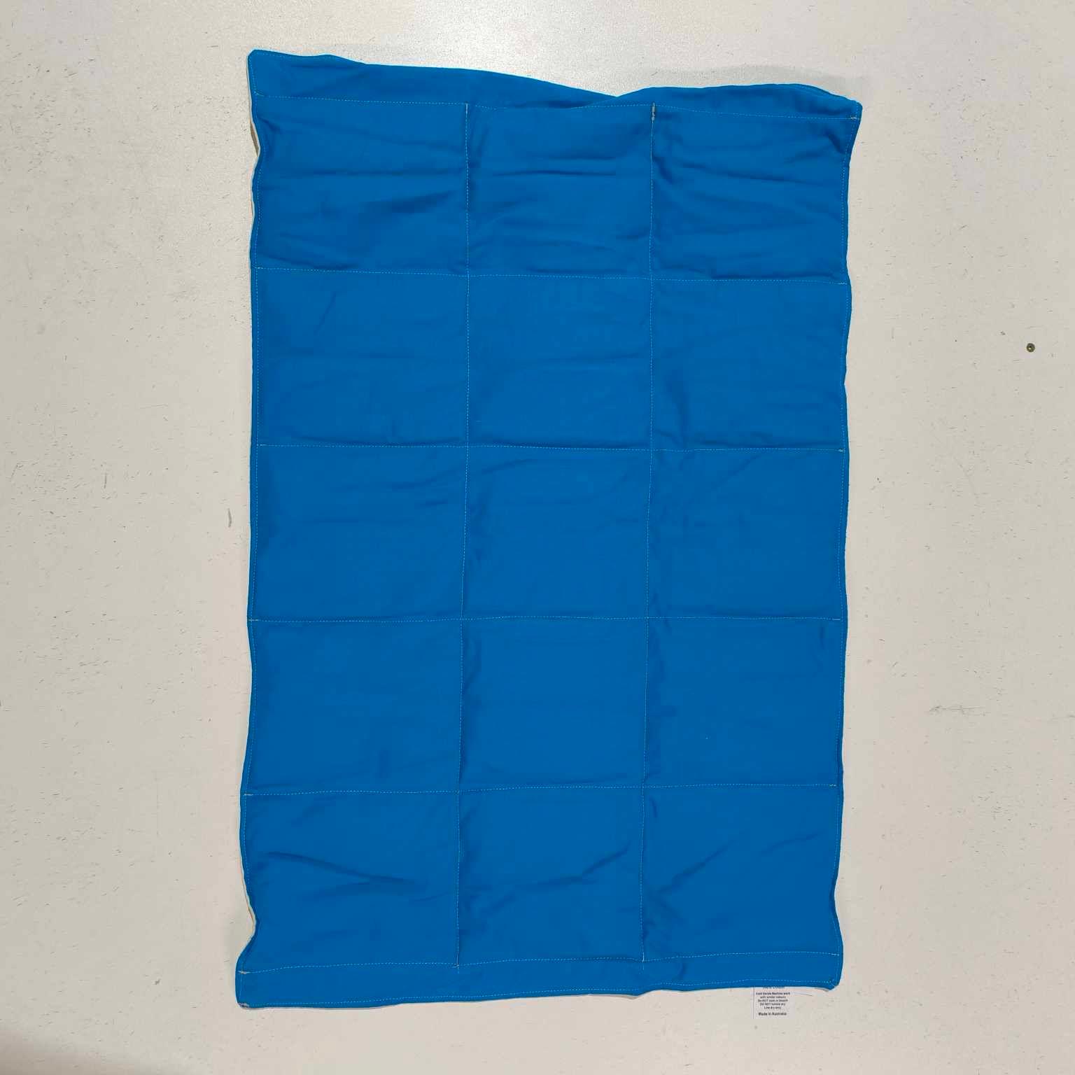 Medium Lap - Cream on Bright Blue (Pre-Made & Ready to Ship!)