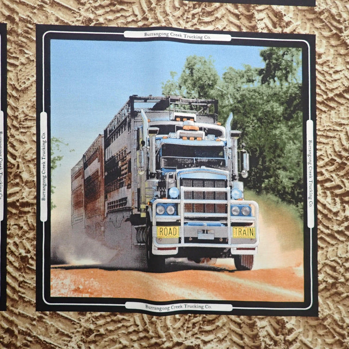 Road Train Panel - Nana's Weighted Blankets