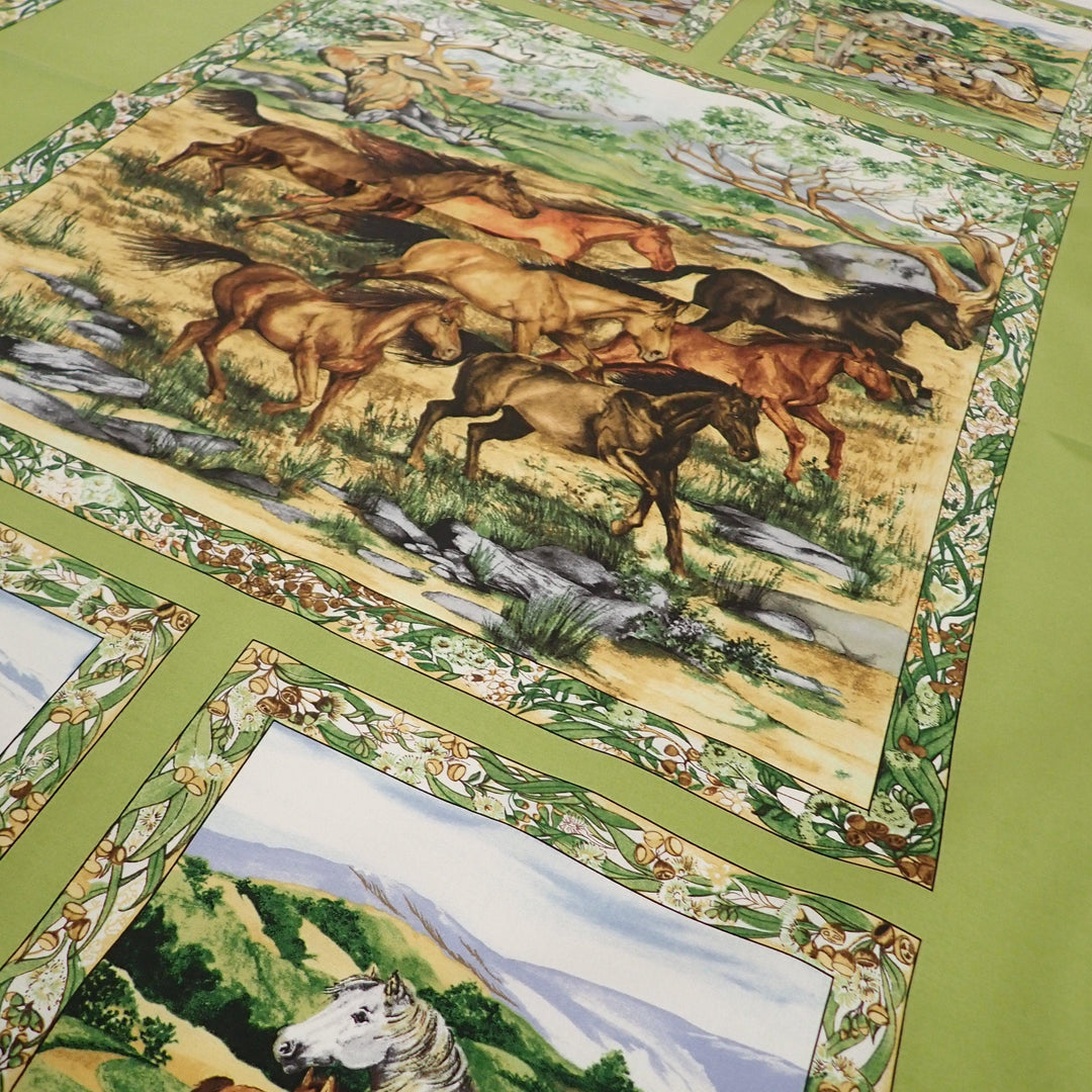 Snowy River Horses Panel - Nana's Weighted Blankets
