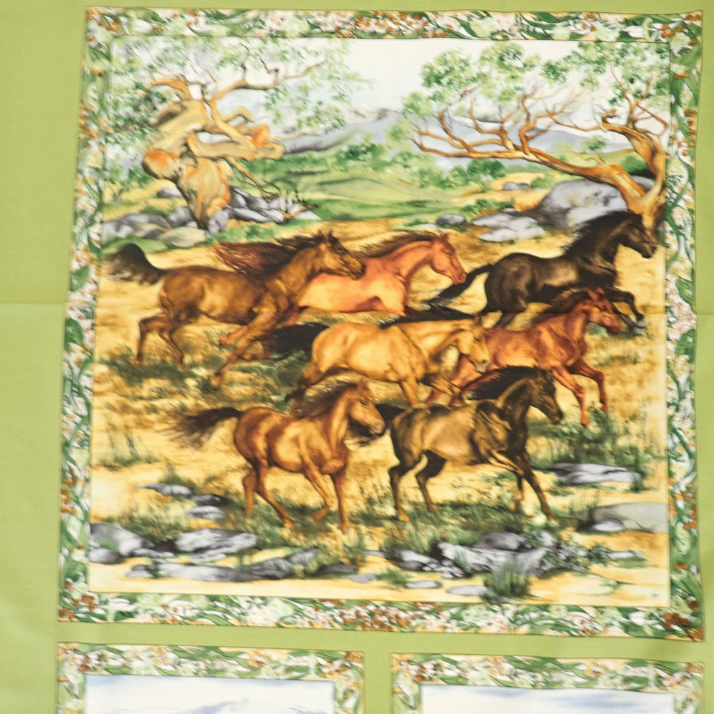 Snowy River Horses Panel - Nana's Weighted Blankets