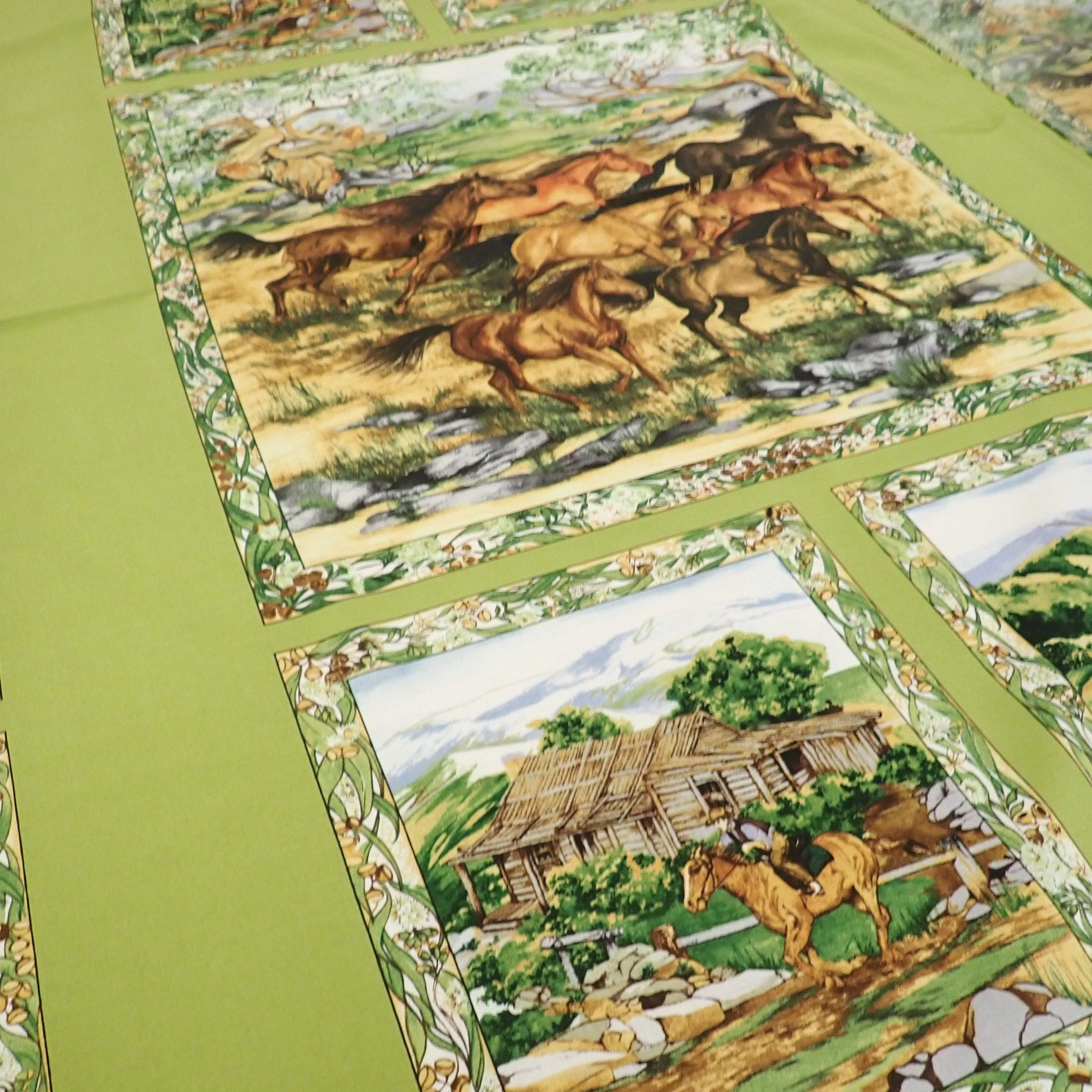 Snowy River Horses Panel - Nana's Weighted Blankets