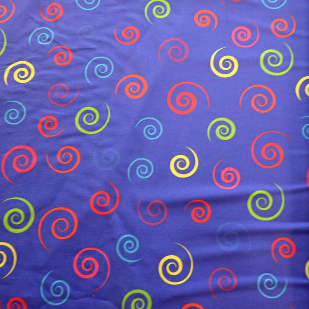 Spirals on Blue - Nana's Weighted Blankets