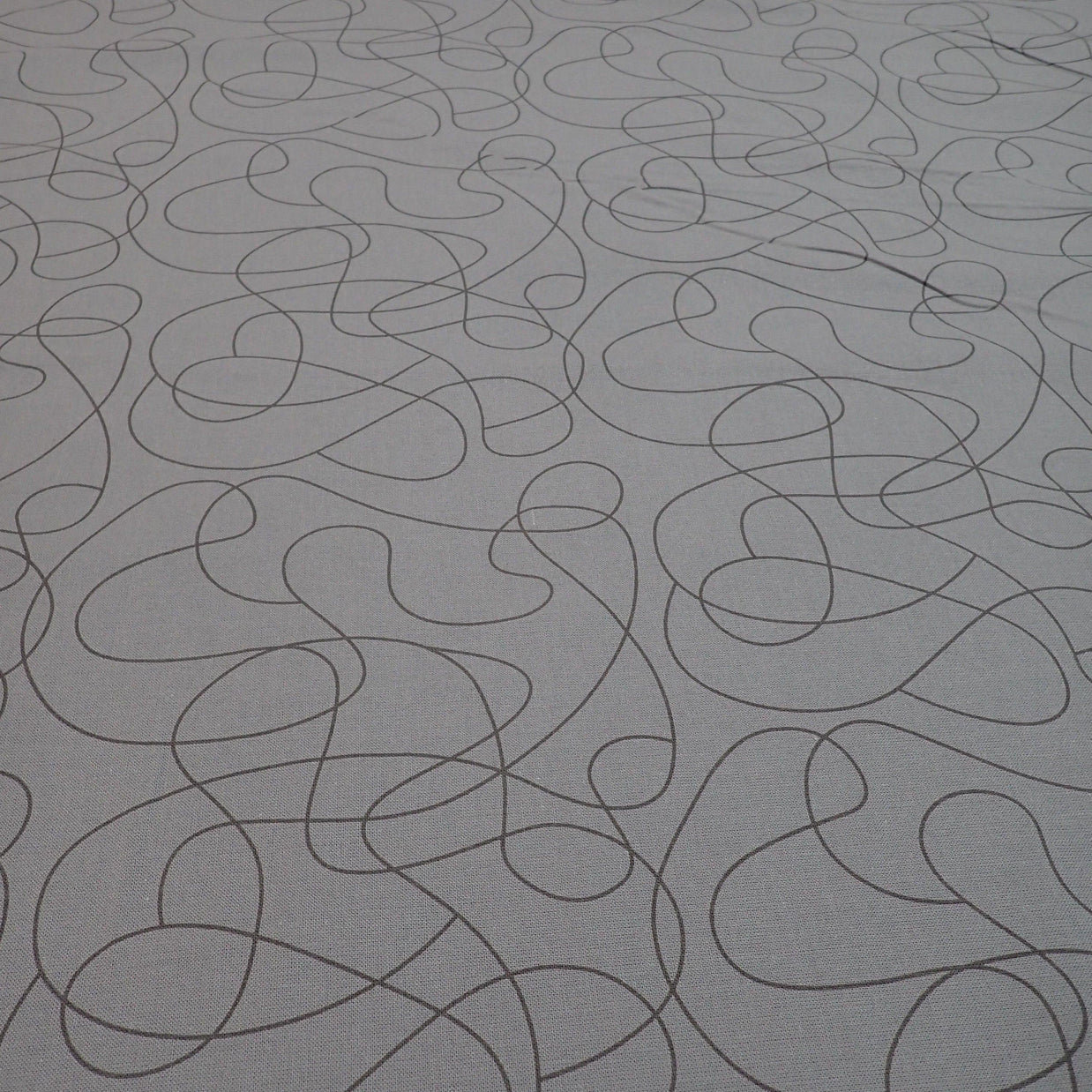 Squiggles on Grey - Nana's Weighted Blankets