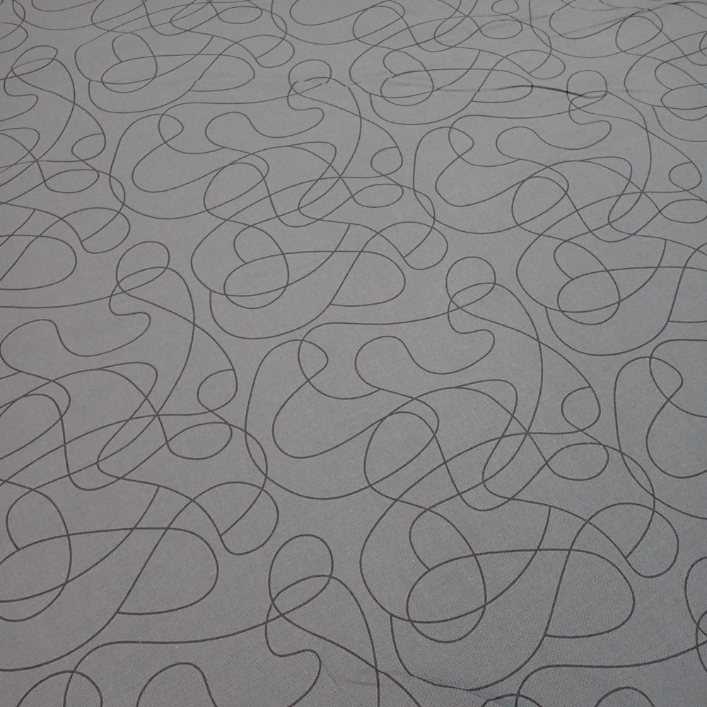 Squiggles on Grey - Nana's Weighted Blankets