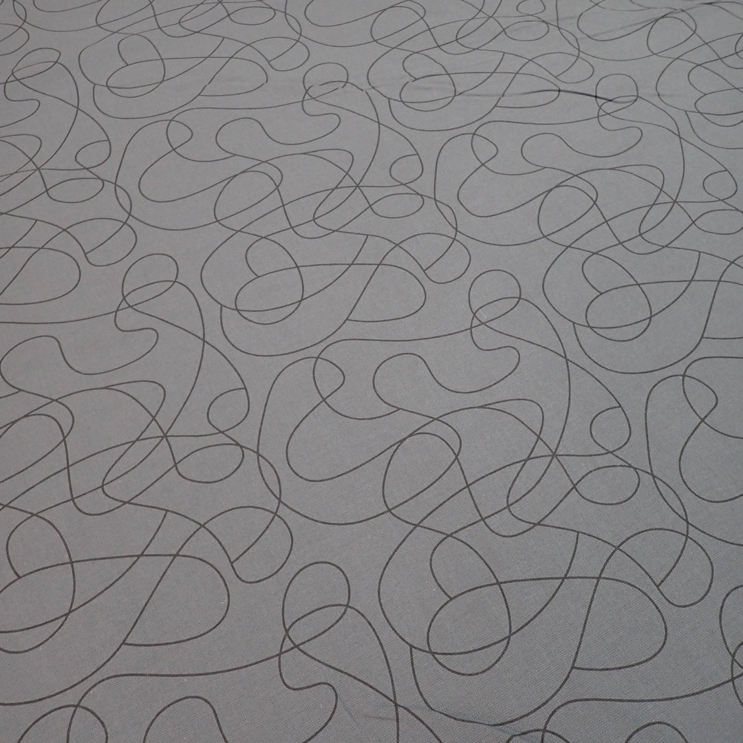Squiggles on Grey - Nana's Weighted Blankets