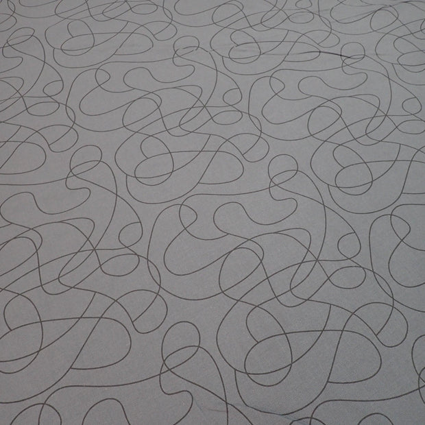 Squiggles on Grey - Nana's Weighted Blankets