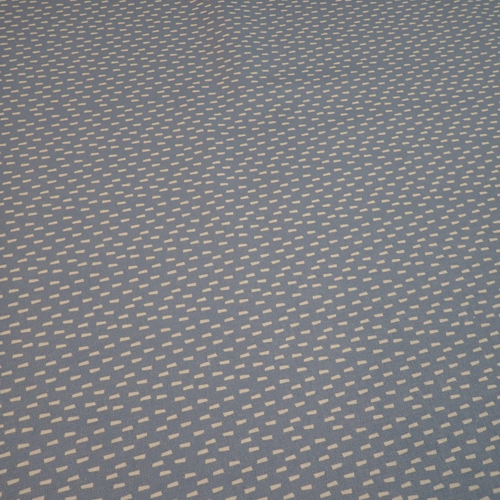 White dashes on blue - Nana's Weighted Blankets