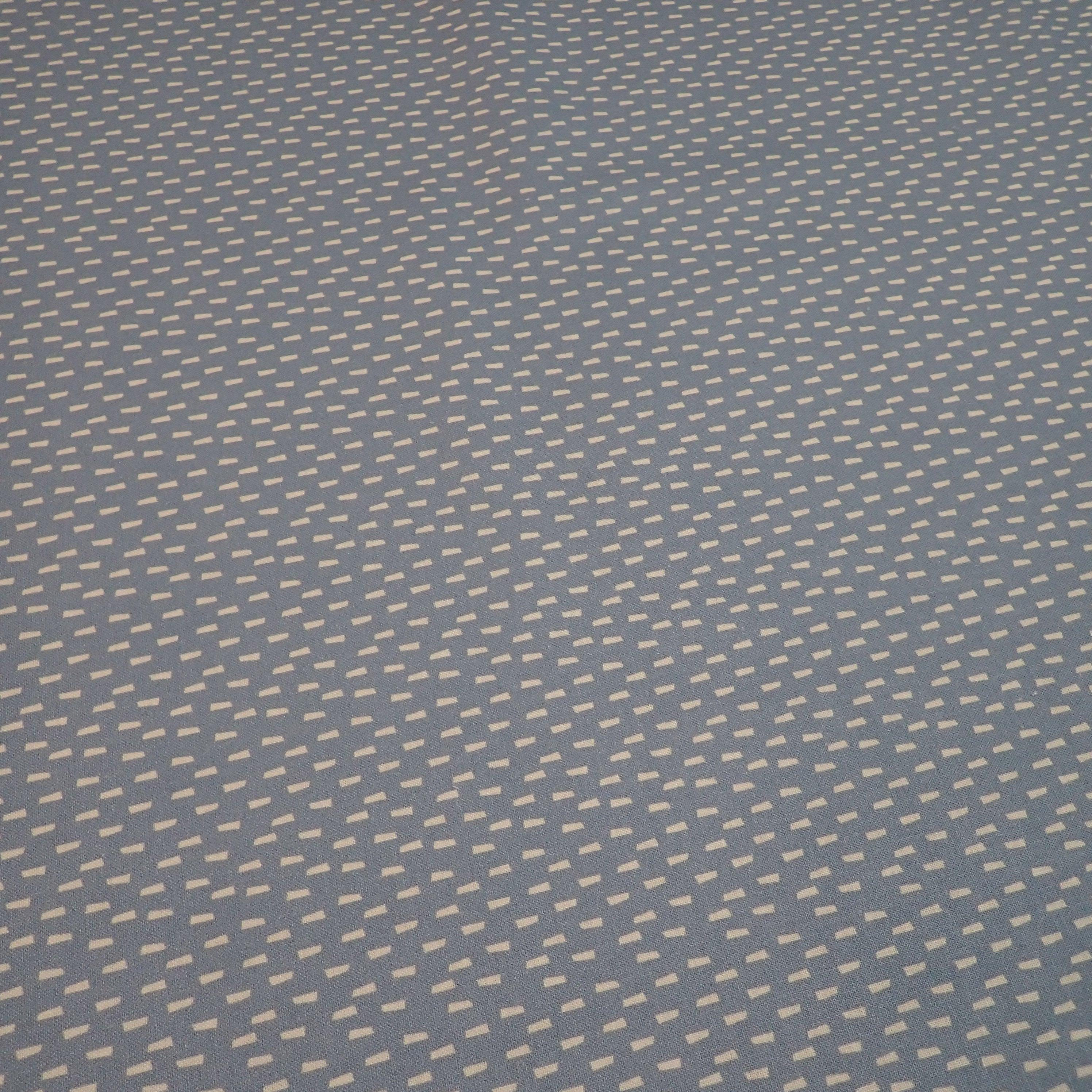White dashes on blue - Nana's Weighted Blankets