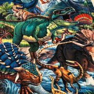 Dino Wonderland Panel - Nana's Weighted Blankets