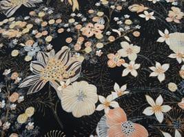 Floral on Black - Nana's Weighted Blankets