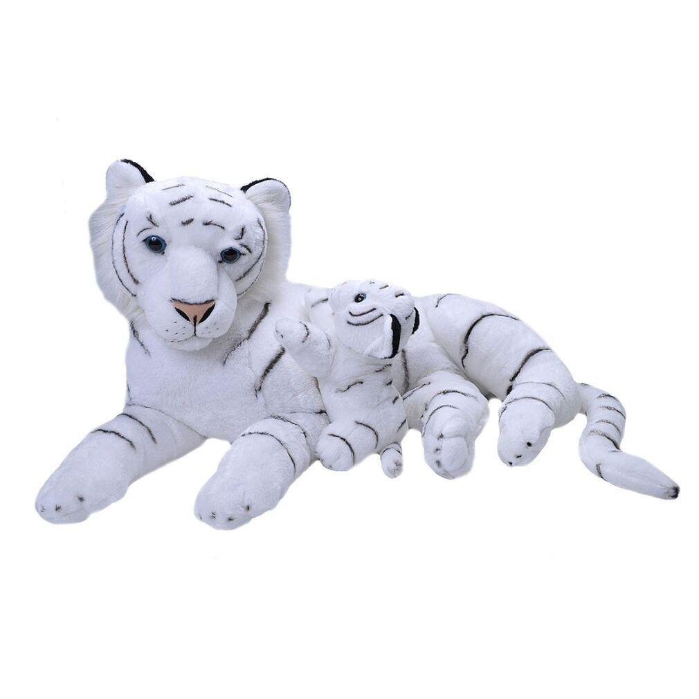 Shristi the White Tiger and her cub - Nana's Weighted Blankets